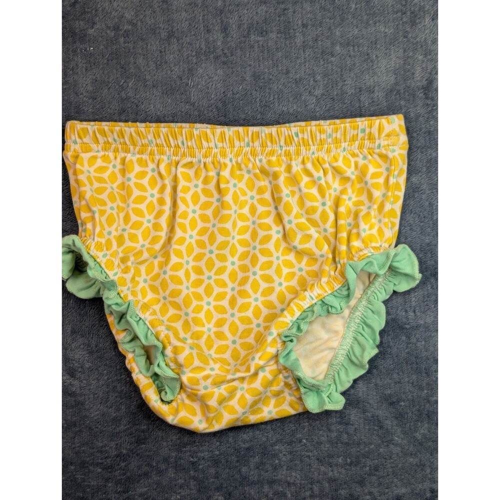 Matilda Jane Baby Girls 12-18mth Yellow Daisy Diaper Cover with Green Trim